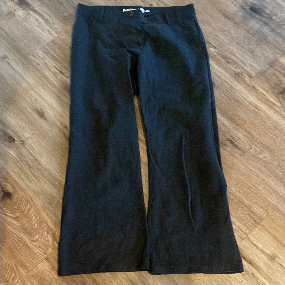 Betabrand Black Wide Leg Pants